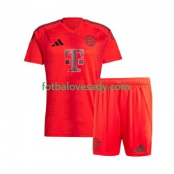 FC Bayern Mnichov Červené Děti Fotbalový dres Domácí 2024-2025 Krátký rukáv