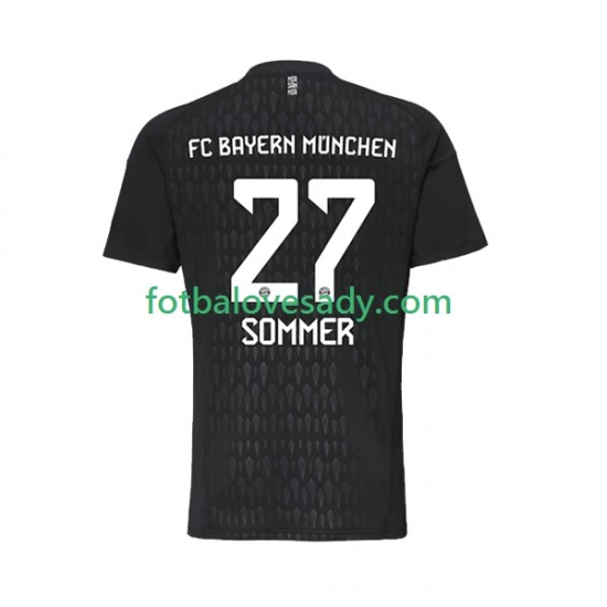 FC Bayern Mnichov Brankář Yann Sommer 27 Muži Fotbalový dres Domácí 2023-2024 Krátký rukáv