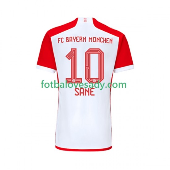 FC Bayern Mnichov Leroy Sane 10 Muži Fotbalový dres Domácí 2023-2024 Krátký rukáv