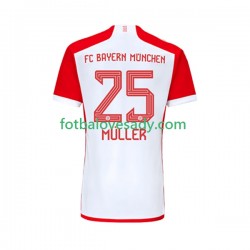 FC Bayern Mnichov Thomas Muller 25 Muži Fotbalový dres Domácí 2023-2024 Krátký rukáv