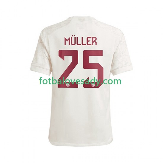 FC Bayern Mnichov Thomas Muller 25 Muži Fotbalový dres Třetí 2023-2024 Krátký rukáv