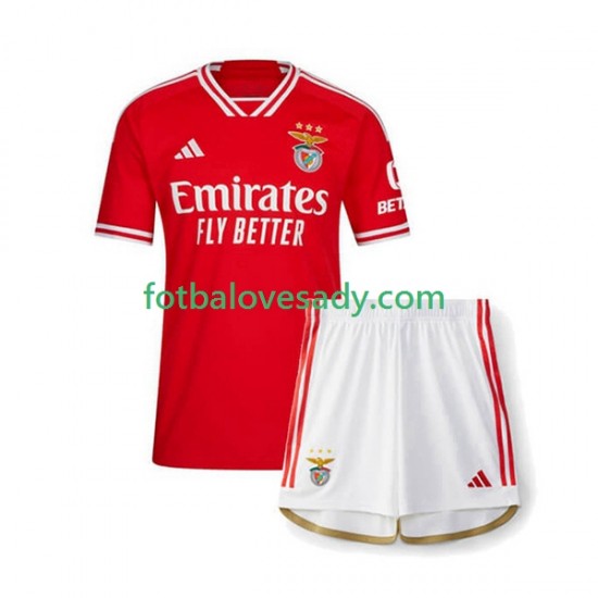 Benfica Děti Fotbalový dres Domácí 2023-2024 Krátký rukáv