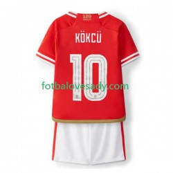 Benfica Orkun Kokcu 10 Děti Fotbalový dres Domácí 2023-2024 Krátký rukáv