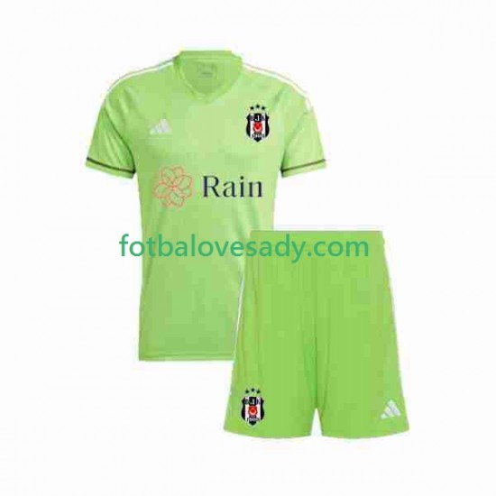 Besiktas Brankář Děti Fotbalový dres Venkovní 2023-2024 Krátký rukáv