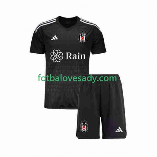 Besiktas Brankář Děti Fotbalový dres Domácí 2023-2024 Krátký rukáv