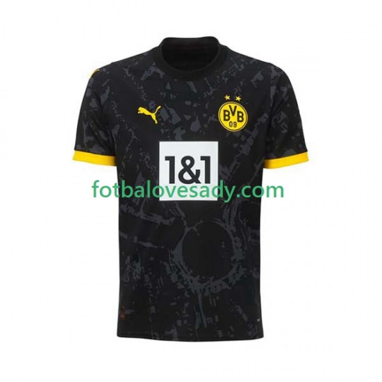 Borussia Dortmund Muži Fotbalový dres Venkovní 2023-2024 Krátký rukáv