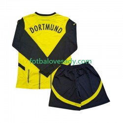 Borussia Dortmund Děti Fotbalový dres Domácí 2024-2025 Dlouhý rukáv