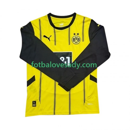 Borussia Dortmund Muži Fotbalový dres Domácí 2024-2025 Dlouhý rukáv