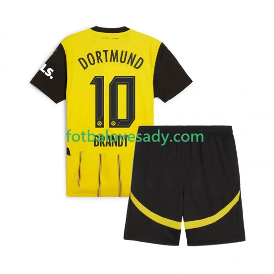 Borussia Dortmund Julian Brandt 10 Děti Fotbalový dres Domácí 2024-2025 Krátký rukáv