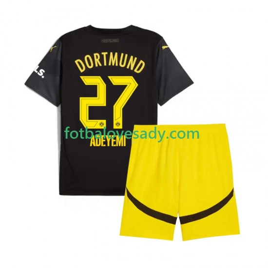 Borussia Dortmund Karim Adeyemi 27 Děti Fotbalový dres Venkovní 2024-2025 Krátký rukáv