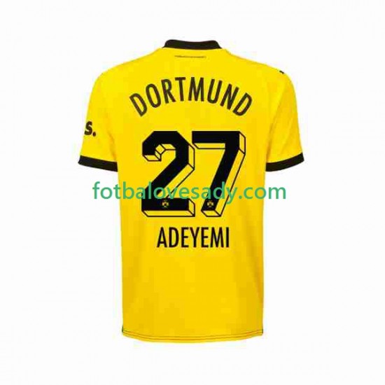 Borussia Dortmund Karim Adeyemi 27 Muži Fotbalový dres Domácí 2023-2024 Krátký rukáv