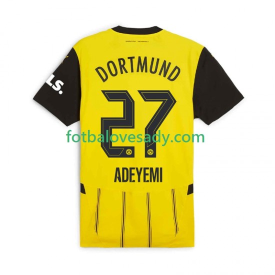 Borussia Dortmund Karim Adeyemi 27 Muži Fotbalový dres Domácí 2024-2025 Krátký rukáv