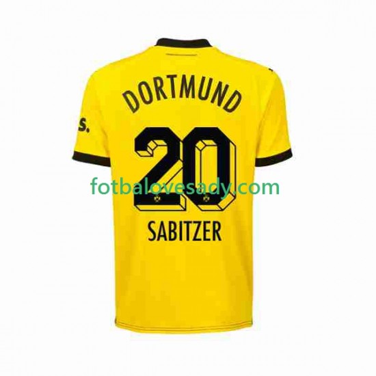 Borussia Dortmund Marcel Sabitzer 20 Muži Fotbalový dres Domácí 2023-2024 Krátký rukáv