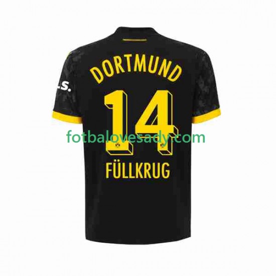 Borussia Dortmund Niclas Fullkrug 14 Muži Fotbalový dres Venkovní 2023-2024 Krátký rukáv