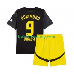 Borussia Dortmund Serhou Guirassy 9 Děti Fotbalový dres Venkovní 2024-2025 Krátký rukáv