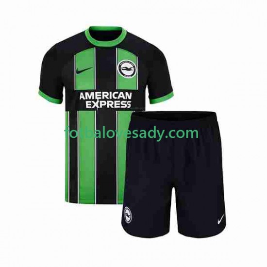 Brighton Hove Albion Děti Fotbalový dres Venkovní 2023-2024 Krátký rukáv