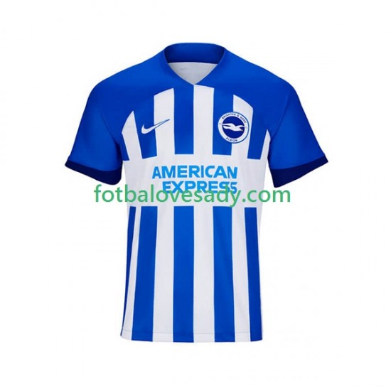 Brighton Hove Albion Muži Fotbalový dres Domácí 2023-2024 Krátký rukáv