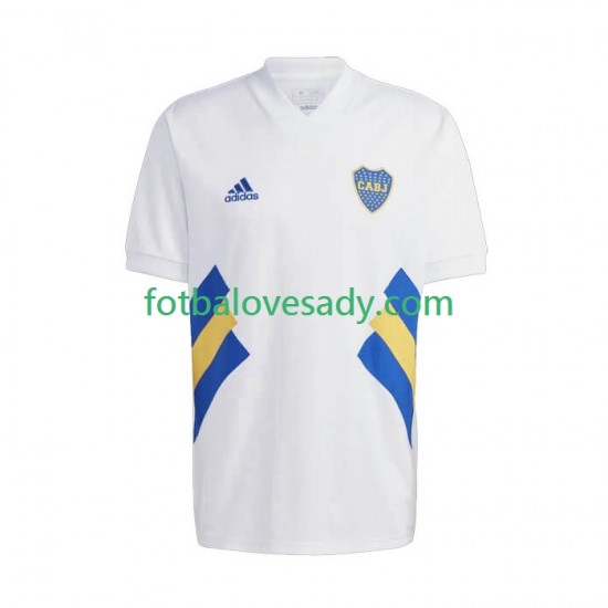 CA Boca Juniors Retro Icon Muži Fotbalový dres Domácí 2022-2023 Krátký rukáv
