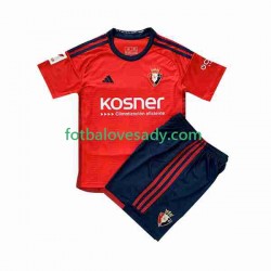 CA Osasuna Děti Fotbalový dres Domácí 2023-2024 Krátký rukáv