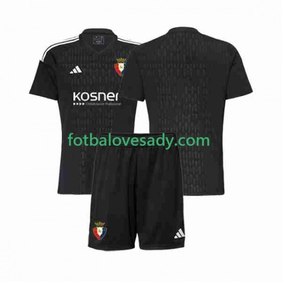 CA Osasuna Brankář Děti Fotbalový dres Venkovní 2023-2024 Krátký rukáv