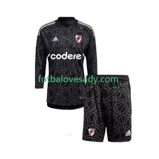 CA River Plate Brankář 2023 Děti Fotbalový dres Domácí Dlouhý rukáv