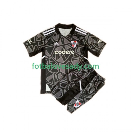 CA River Plate Brankář 2023 Děti Fotbalový dres Domácí Krátký rukáv