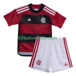 CR Flamengo Děti Fotbalový dres Domácí 2023-2024 Krátký rukáv