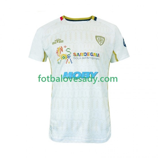 Cagliari Muži Fotbalový dres Venkovní 2024-2025 Krátký rukáv