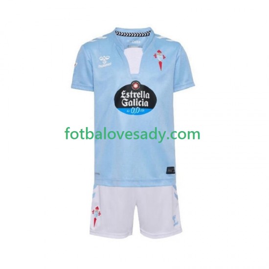Celta de Vigo Děti Fotbalový dres Domácí 2024-2025 Krátký rukáv