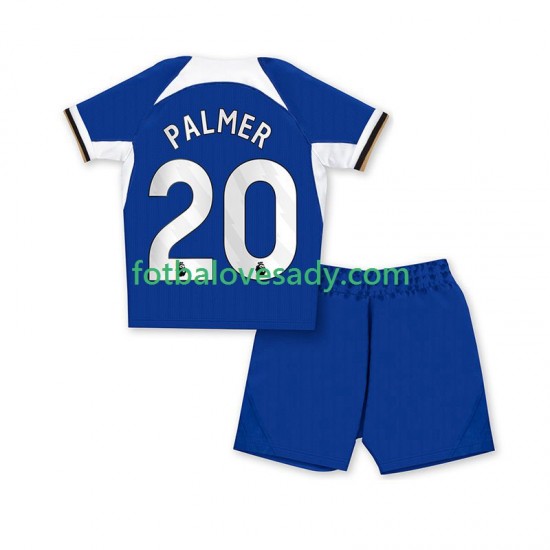 Chelsea Modrý Cole Palmer 20 Děti Fotbalový dres Domácí 2023-2024 Krátký rukáv