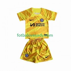 Chelsea Brankář Děti Fotbalový dres Domácí 2023-2024 Krátký rukáv