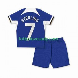 Chelsea Raheem Sterling 7 Děti Fotbalový dres Domácí 2023-2024 Krátký rukáv