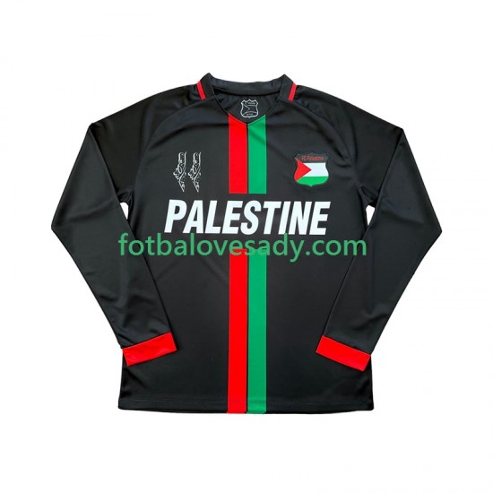 Club Deportivo Palestino Center Stripre Muži Fotbalový dres Domácí 2024-2025 Dlouhý rukáv