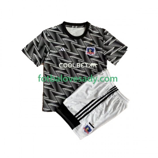 Colo-Colo 2023 Děti Fotbalový dres Čtvrtý Krátký rukáv