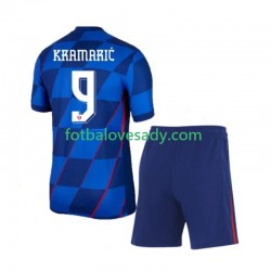 Chorvatsko Andrej Kramaric 9 Děti Fotbalový dres Venkovní Euro 2024 Krátký rukáv