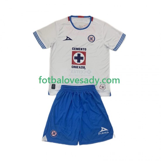 Cruz Azul Děti Fotbalový dres Venkovní 2024-2025 Krátký rukáv