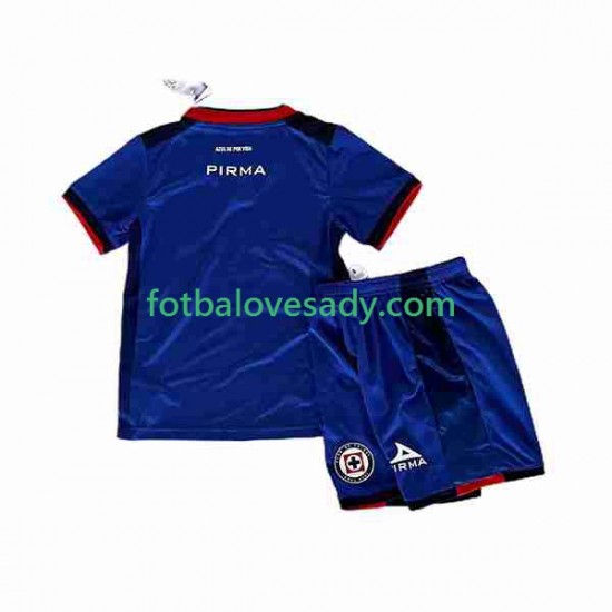 Cruz Azul Děti Fotbalový dres Domácí 2023-2024 Krátký rukáv