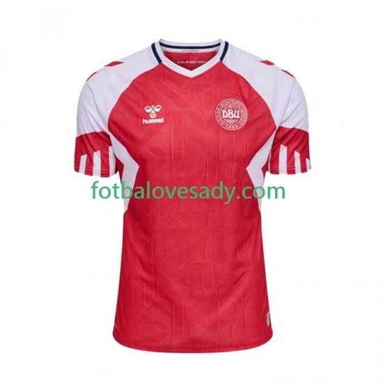 Dánsko 2023 Muži Fotbalový dres Domácí Krátký rukáv