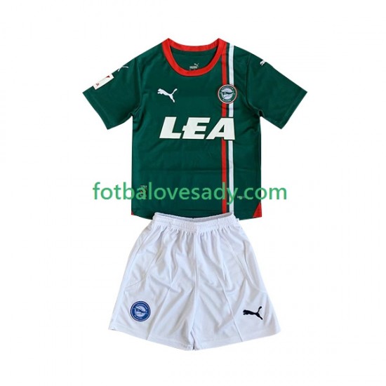 Deportivo Alaves Děti Fotbalový dres Venkovní 2023-2024 Krátký rukáv