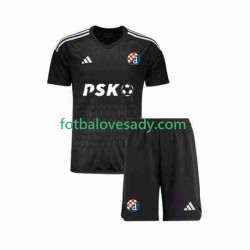 Dinamo Zagreb Brankář Děti Fotbalový dres Venkovní 2023-2024 Krátký rukáv