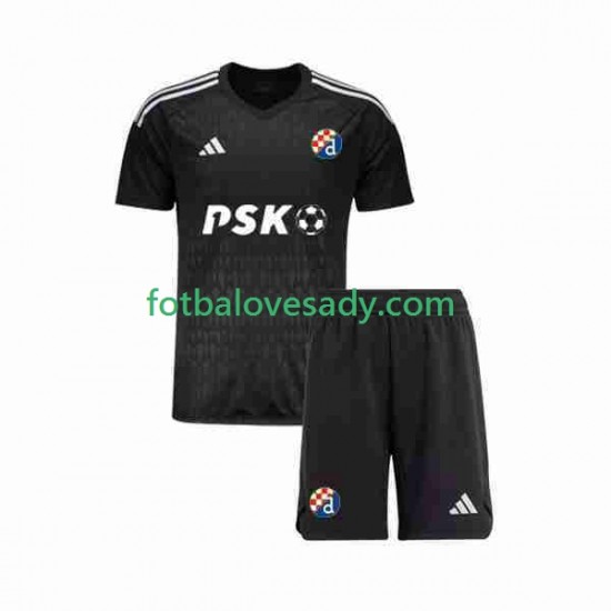 Dinamo Zagreb Brankář Děti Fotbalový dres Venkovní 2023-2024 Krátký rukáv