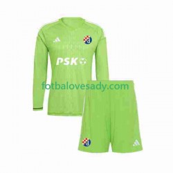 Dinamo Zagreb Brankář Děti Fotbalový dres Domácí 2023-2024 Dlouhý rukáv