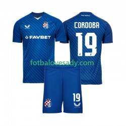 Dinamo Zagreb Juan Cordoba 19 Děti Fotbalový dres Domácí 2024-2025 Krátký rukáv