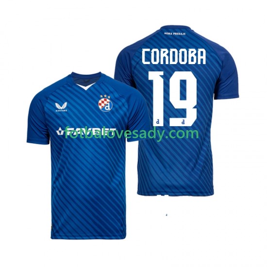 Dinamo Zagreb Juan Cordoba 19 Muži Fotbalový dres Domácí 2024-2025 Krátký rukáv