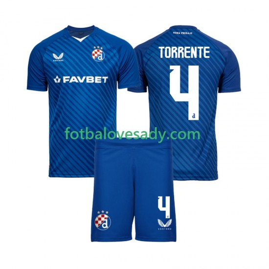 Dinamo Zagreb Torrente 4 Děti Fotbalový dres Domácí 2024-2025 Krátký rukáv