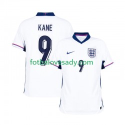 Anglie Bílý Harry Kane 9 Muži Fotbalový dres Domácí Euro 2024 Krátký rukáv