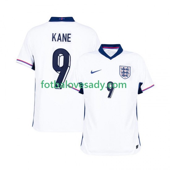 Anglie Bílý Harry Kane 9 Muži Fotbalový dres Domácí Euro 2024 Krátký rukáv