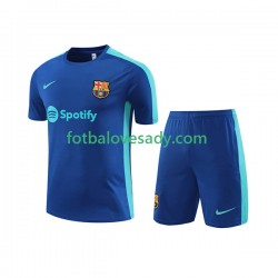 FC Barcelona Modrý Tréninkový Dres A šortky 2023-2024