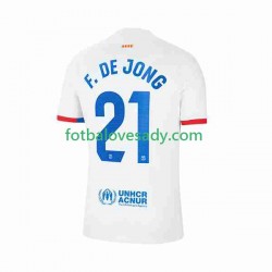 FC Barcelona Frenkie de Jong 21 Muži Fotbalový dres Venkovní 2023-2024 Krátký rukáv