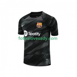 FC Barcelona Brankář Muži Fotbalový dres Venkovní 2023-2024 Krátký rukáv